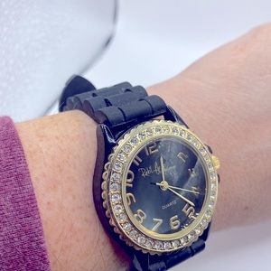 Working! Reb’l Fleur by Rhianna Rhinestone Accent Watch
